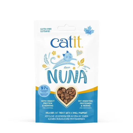 CATIT SNACK NUNA PROTEINA DE INSECTO 67G ARENQUE