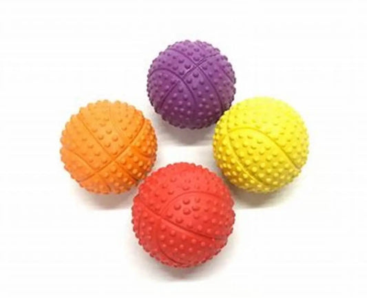 JUGUETE PERRO PELOTA BALONCESTO CON SONIDO 5.5CM GLORIA