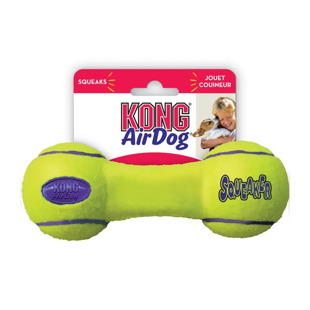 KONG air squeaker dumbbell