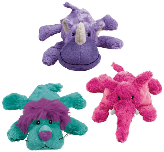 KONG juguete perro cozies brights