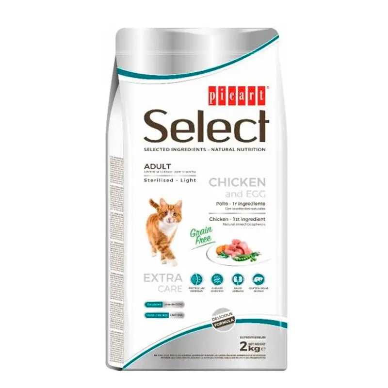 PICART SELECT CAT STERILIZED LIGHT GRAIN FREE