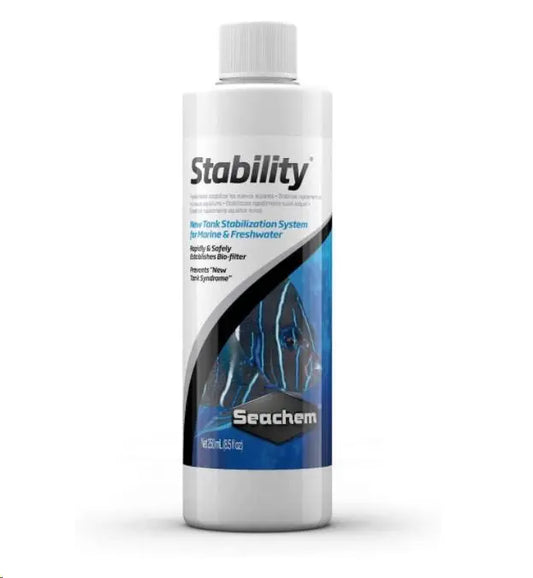 SEACHEM STABILITY 250ML(agua dulce y marina)