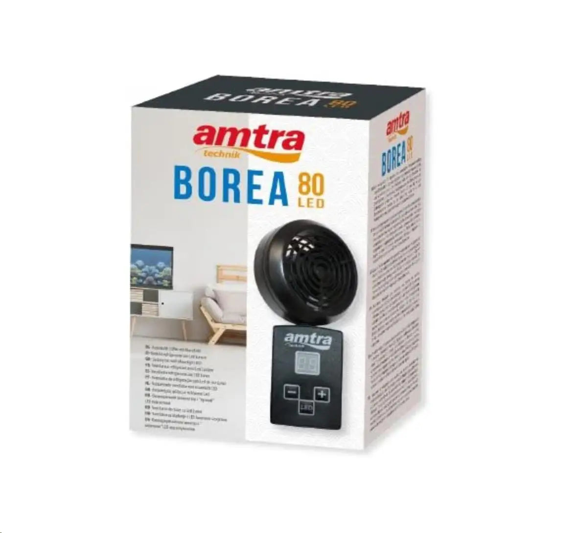 VENTILADOR ACUARIO CONTROL AUTOMATICO BOREA 80 LED