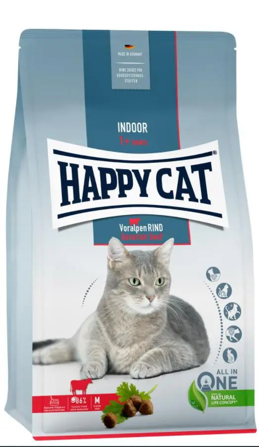 Happy Cat Indoor VoralpenRind 4 kg (Ternera)