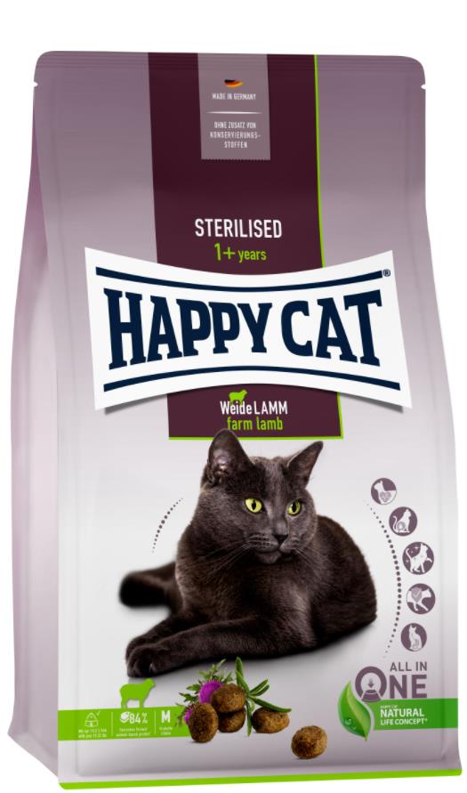 Happy Cat Sterilised WeideLamm 4 kg (Cordero)