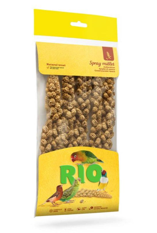 Snack Natural Espiga de Mijo para Pájaros 100gr Rio