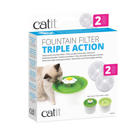 CATIT Cartucho Triple Acción Beb. Flor 2pc