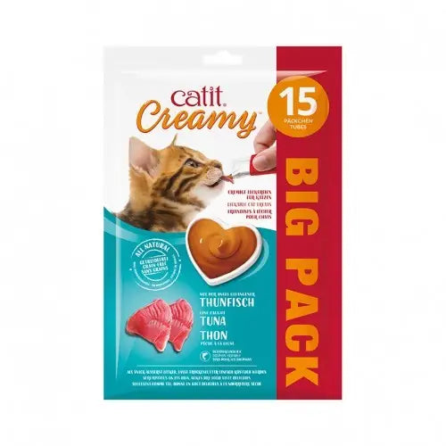 Catit Creamy Snack Atun Pack 15x10g