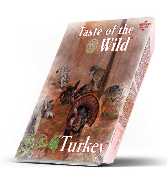 TASTE OF THE WILD DOG TURKEY & DUCK TARRINA 390GR HUMEDO