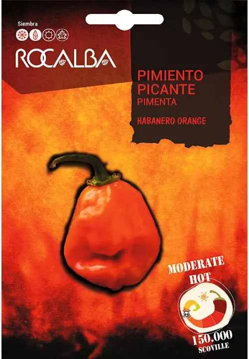 SEMILLA PIMIENTO PICANTE HABANERO ORANGE