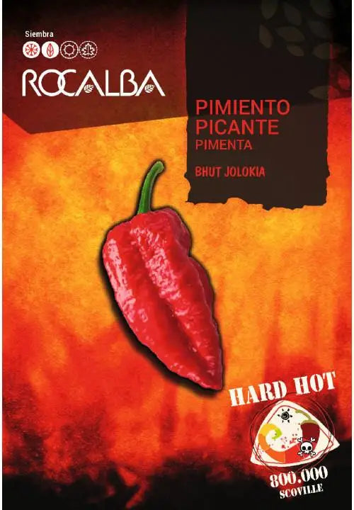 SEMILLA PIMIENTO PICANTE BHUT JOLOKIA