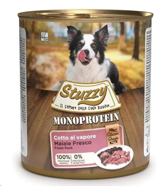 STUZZY MONOPROTEIN LATA DE PERRO 800gr CERDO FRESCO