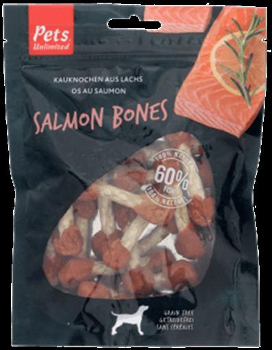 Snack Dog Pets Huesos Masticables de Salmon 150g