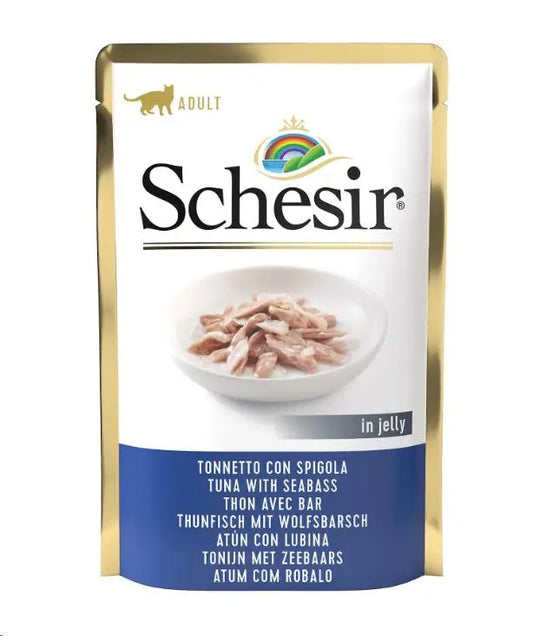 SCHESIR SOBRES GATO 85gr ATUN & LUBINA