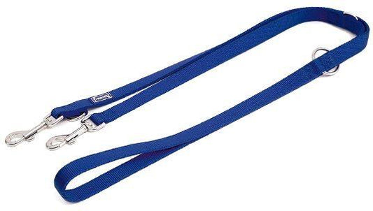 Correa Adiestramiento Nylon Azul 2x200cm Freedog