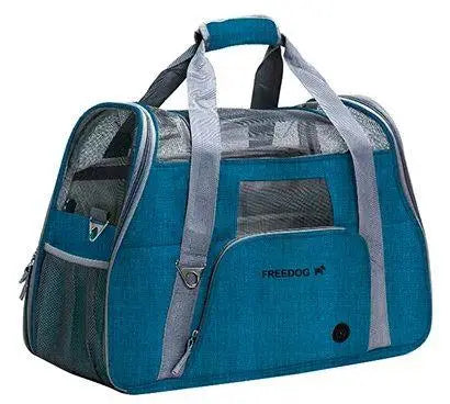 Bolso Transportin Crossworld Azul 51 x 23 x 35cm Freedog