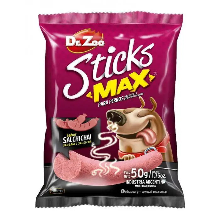 Dr.Zoo Sticks Max Salchicha 50gr