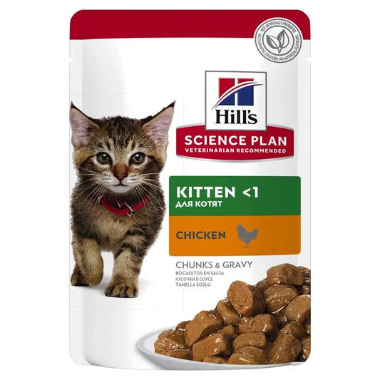 HILL'S SP FELINE KITTEN CON POLLO 85GR sobre