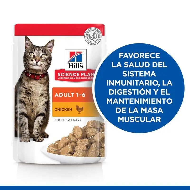 HILL'S SP FELINE ADULTO CON POLLO 85GR sobre