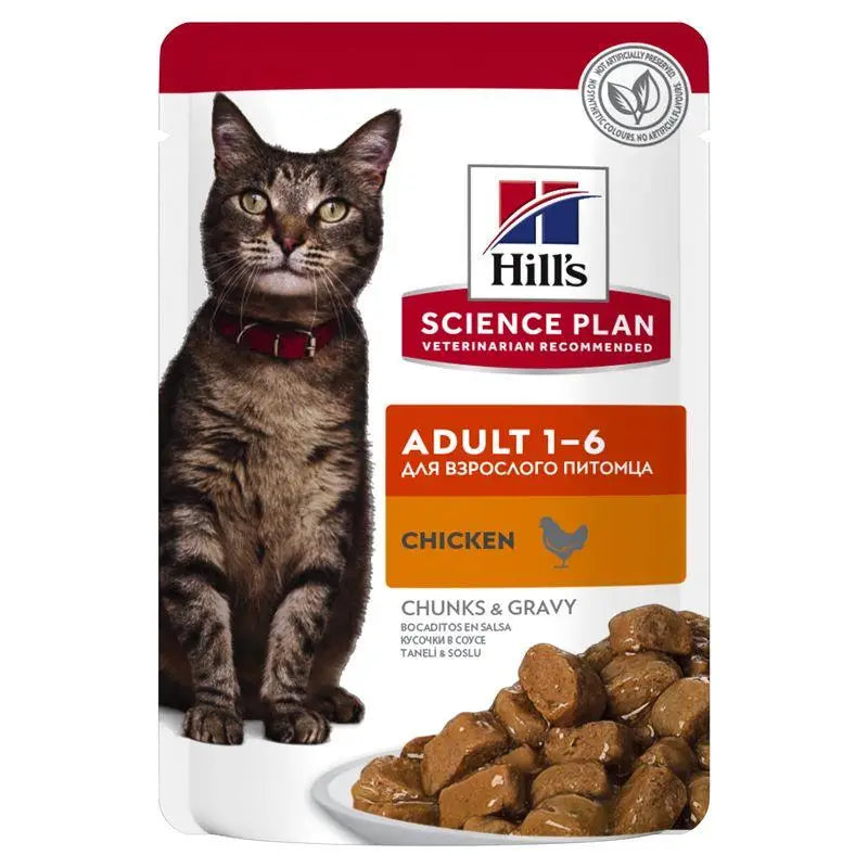 HILL'S SP FELINE ADULTO CON POLLO 85GR sobre