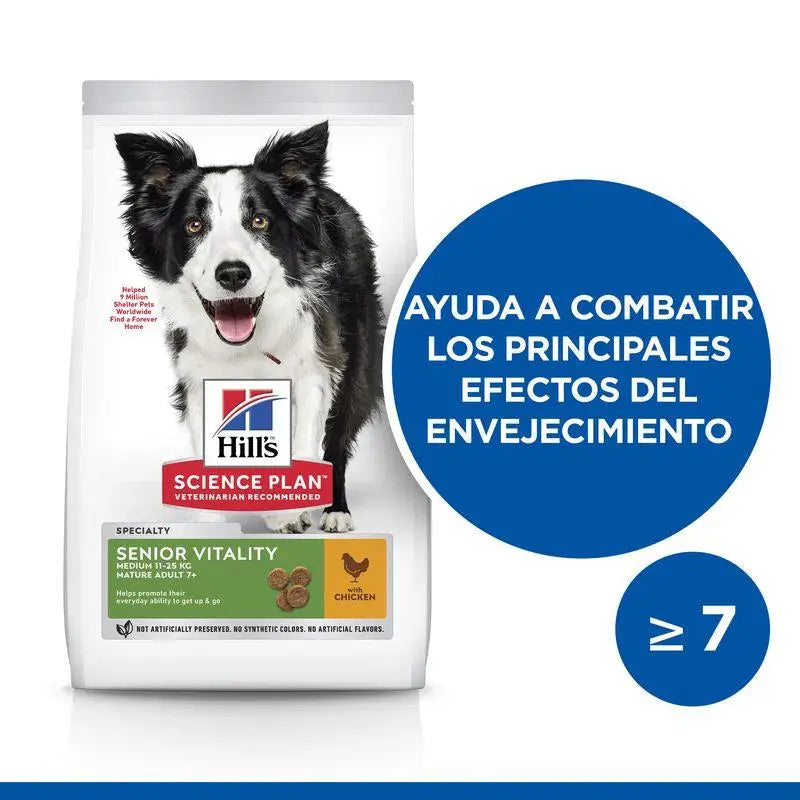 Hill's SP Canine Mature Adult 7+ Senior Vitality Medium Pollo 2.5kg