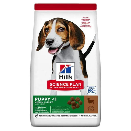 HILL'S SP CANINE MEDIUM PUPPY CORDERO Y ARROZ 14kg