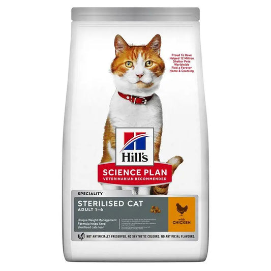 HILL'S SP FELINE YOUNG ADULT STERILIZED POLLO 3KG