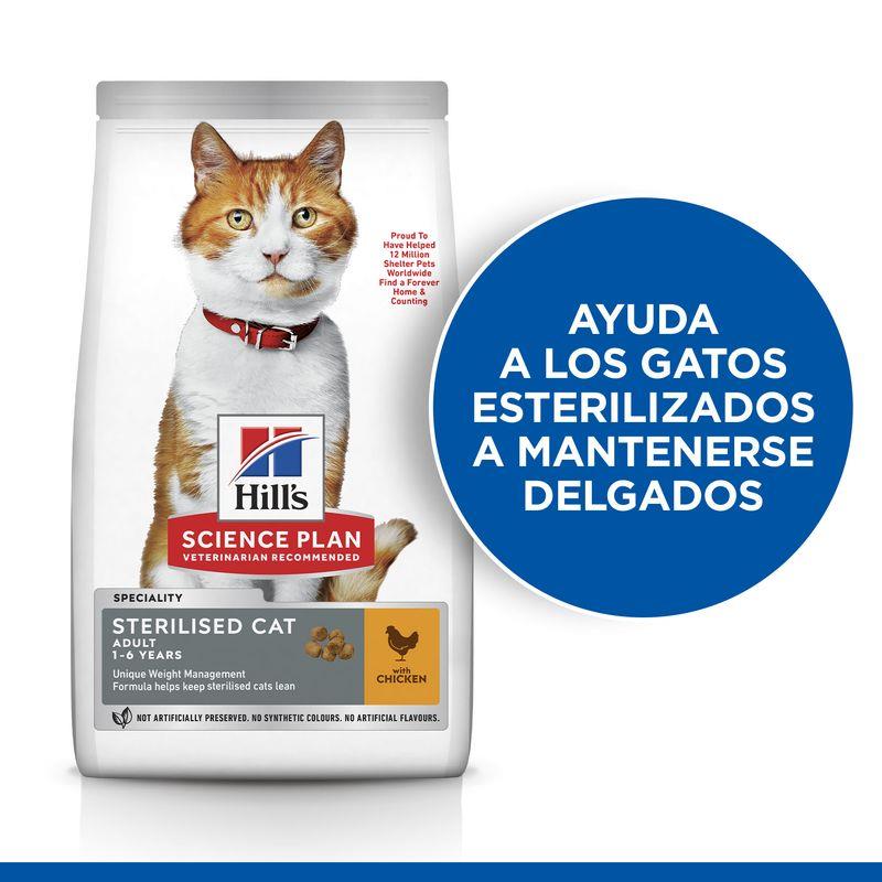 HILL'S FELINE STERILIZED YOUNG ADULT POLLO 15KG