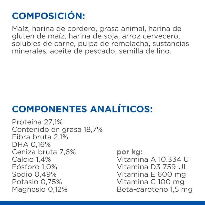 Hill's SP Canine Puppy Medium Cordero & Arroz 2.5kg