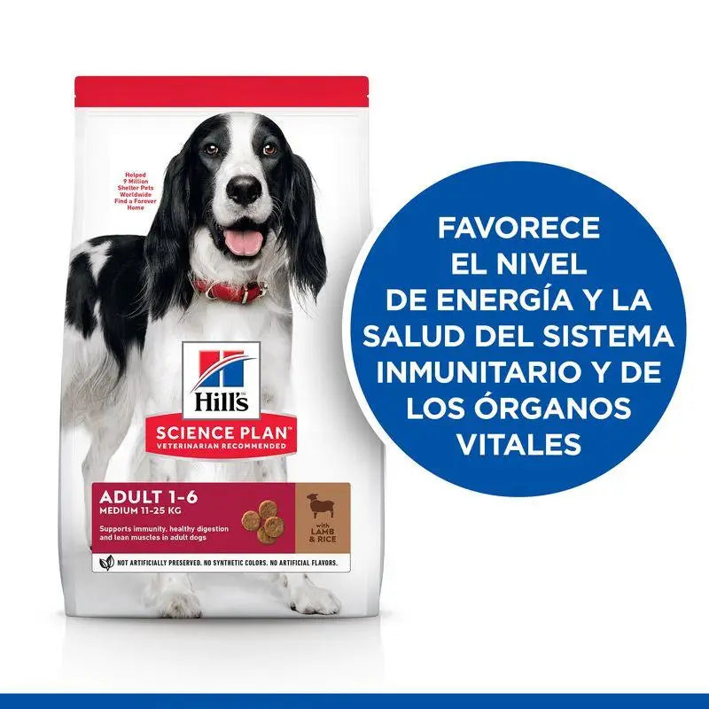 Hill's SP Canine Adult Medium Cordero & Arroz 2.5kg