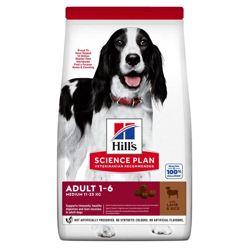 Hill's SP Canine Adult Medium Cordero & Arroz 14kg