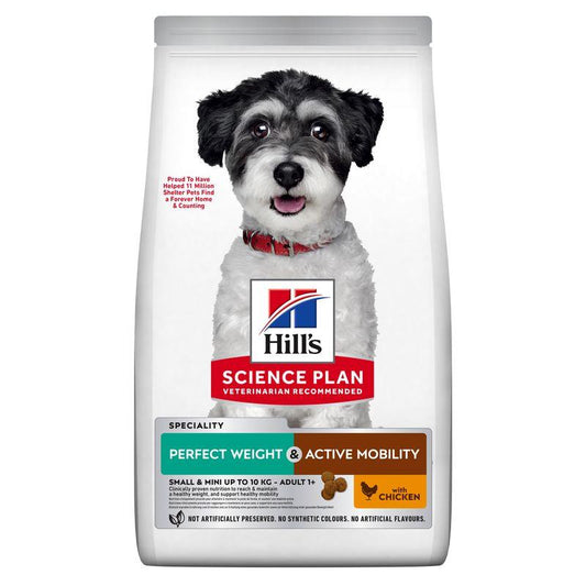 Hill's SP Canine Adult Perfect Weight & Active Mobility Small & Mini Pollo 6kg