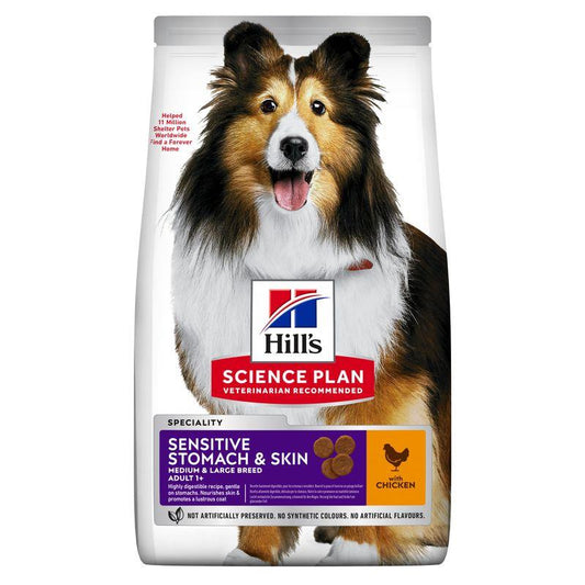 Hill's SP Canine Adult Sensitive Stomach & Skin Medium Pollo 2.5kg