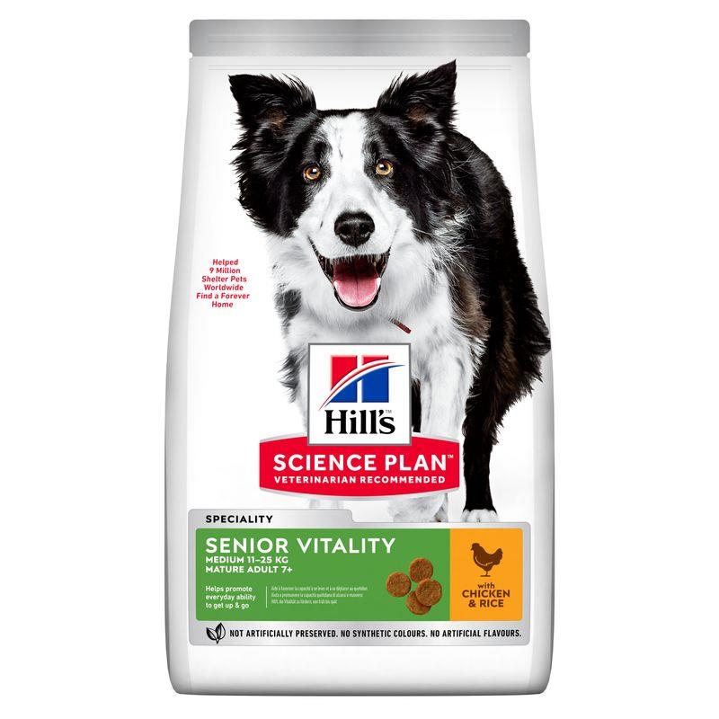 Hill's SP Canine Mature Adult 7+ Senior Vitality Medium Pollo 14kg