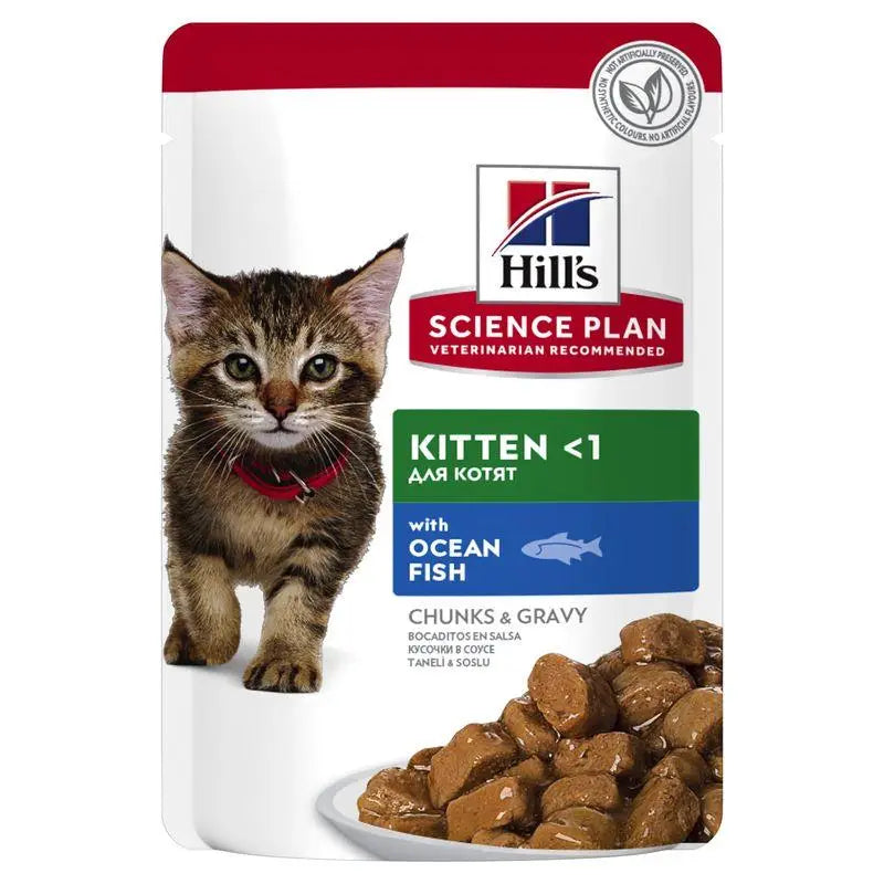 Hill's SP Feline Kitten Pescado azul 85g sobre