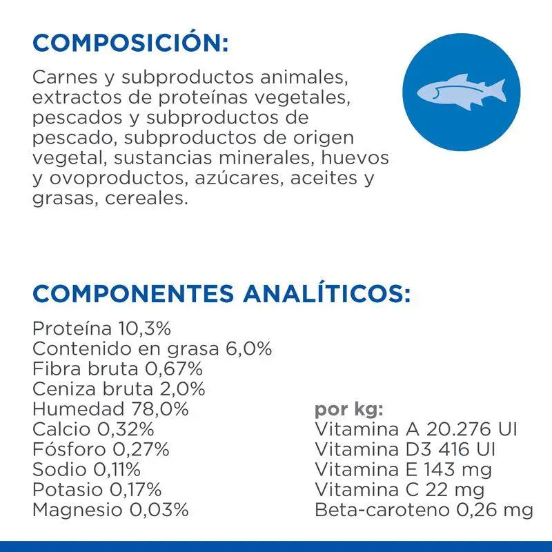 Hill's SP Feline Kitten Pollo y Pescado Azul 85g pack-12 udes. sobre