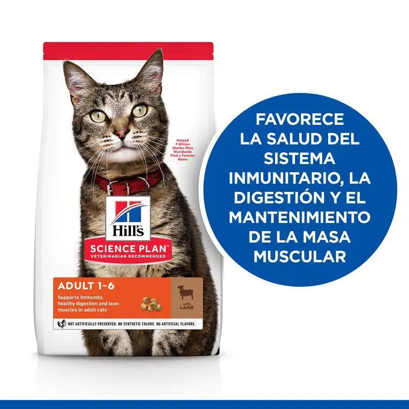 Hill's SP Feline Adult Cordero & Arroz 1.5kg