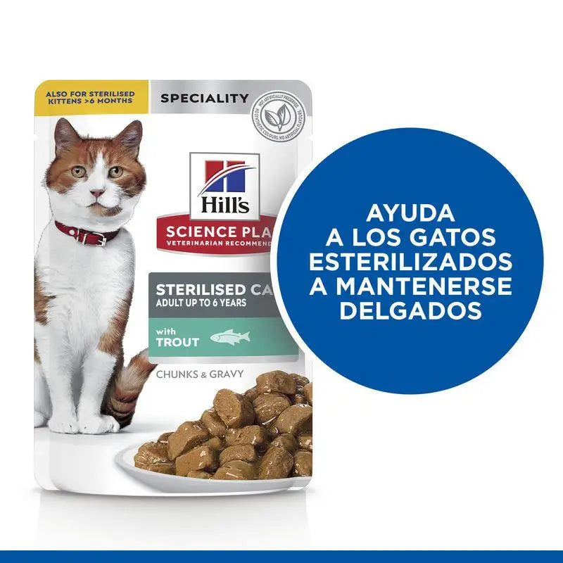 Hill's SP Feline Sterilised Trucha 85g