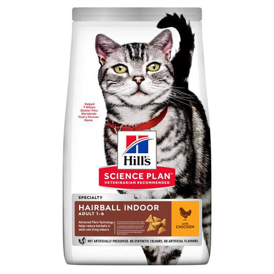 Hill's SP Feline Adult Hairball Indoor Pollo 3kg