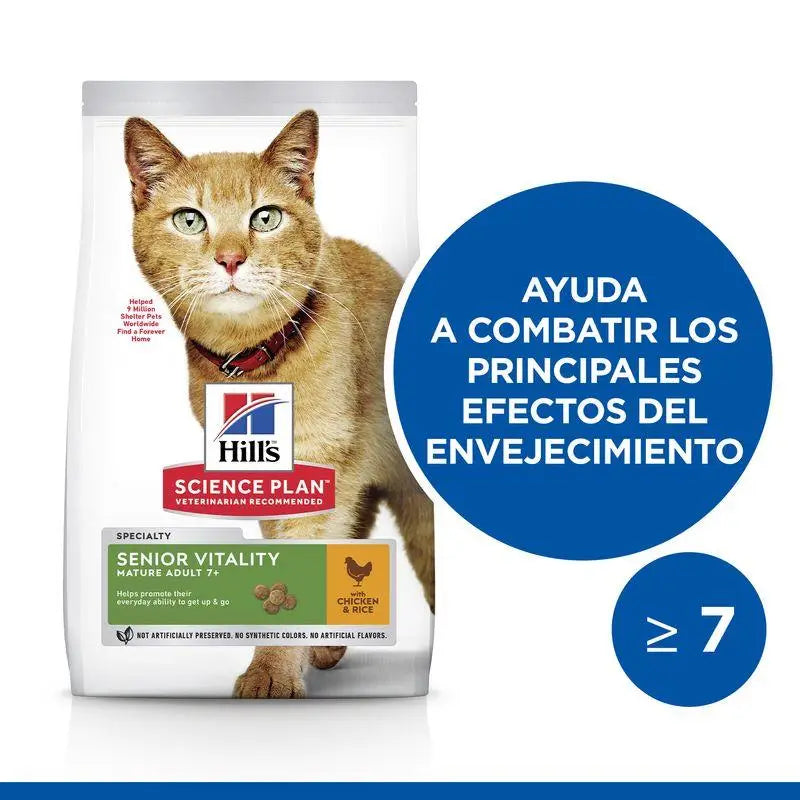 Hill's SP Feline Adult 7+ Senior Vitality Pollo 1.5kg