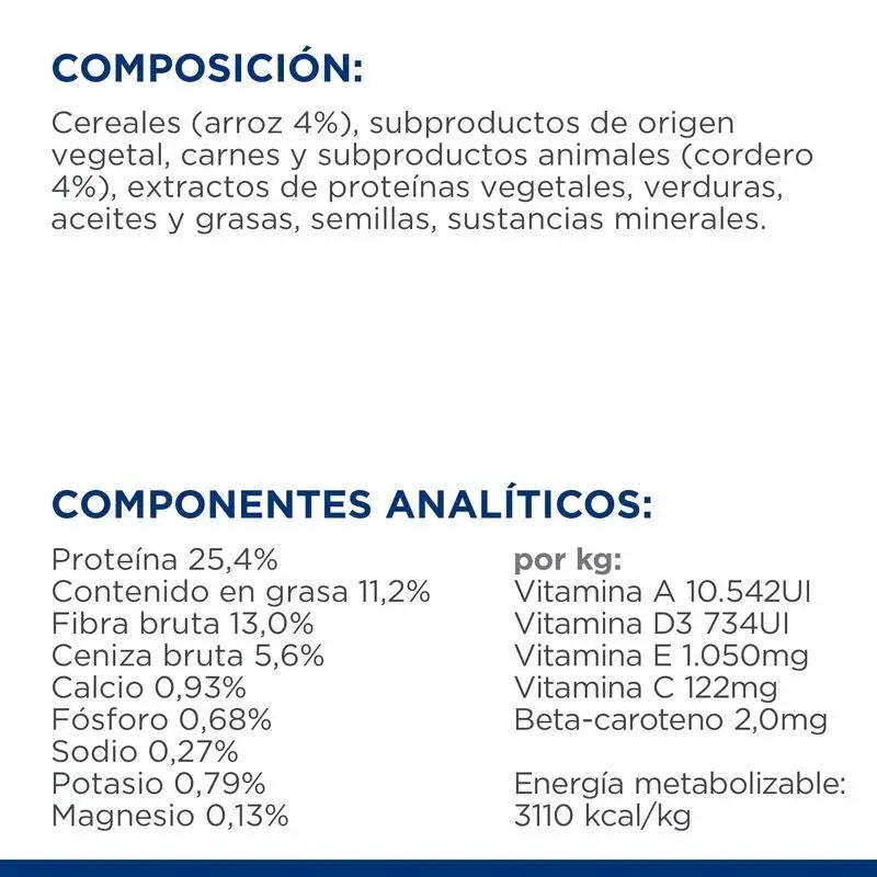 Hill's Canine Metabolic con Cordero y Arroz 1.5Kg