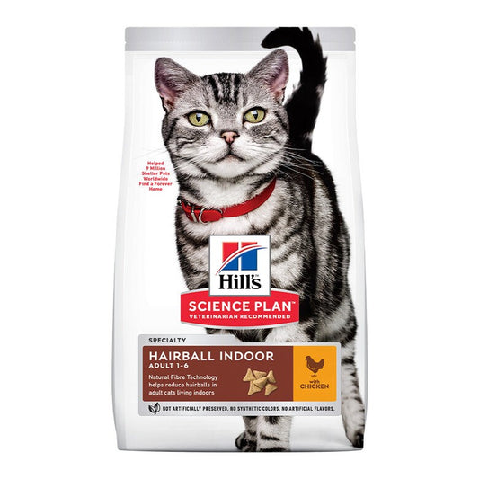 Hill's SP Feline Adult Hairball Indoor Pollo 1.5kg
