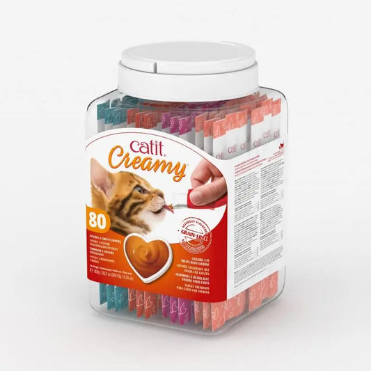 Catit Creamy Snack Surtido bote 80udes