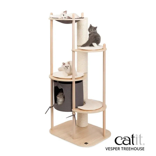 RASCADOR CATIT VESPER TREEHOUSE GRANDE 72x57,5x163cm