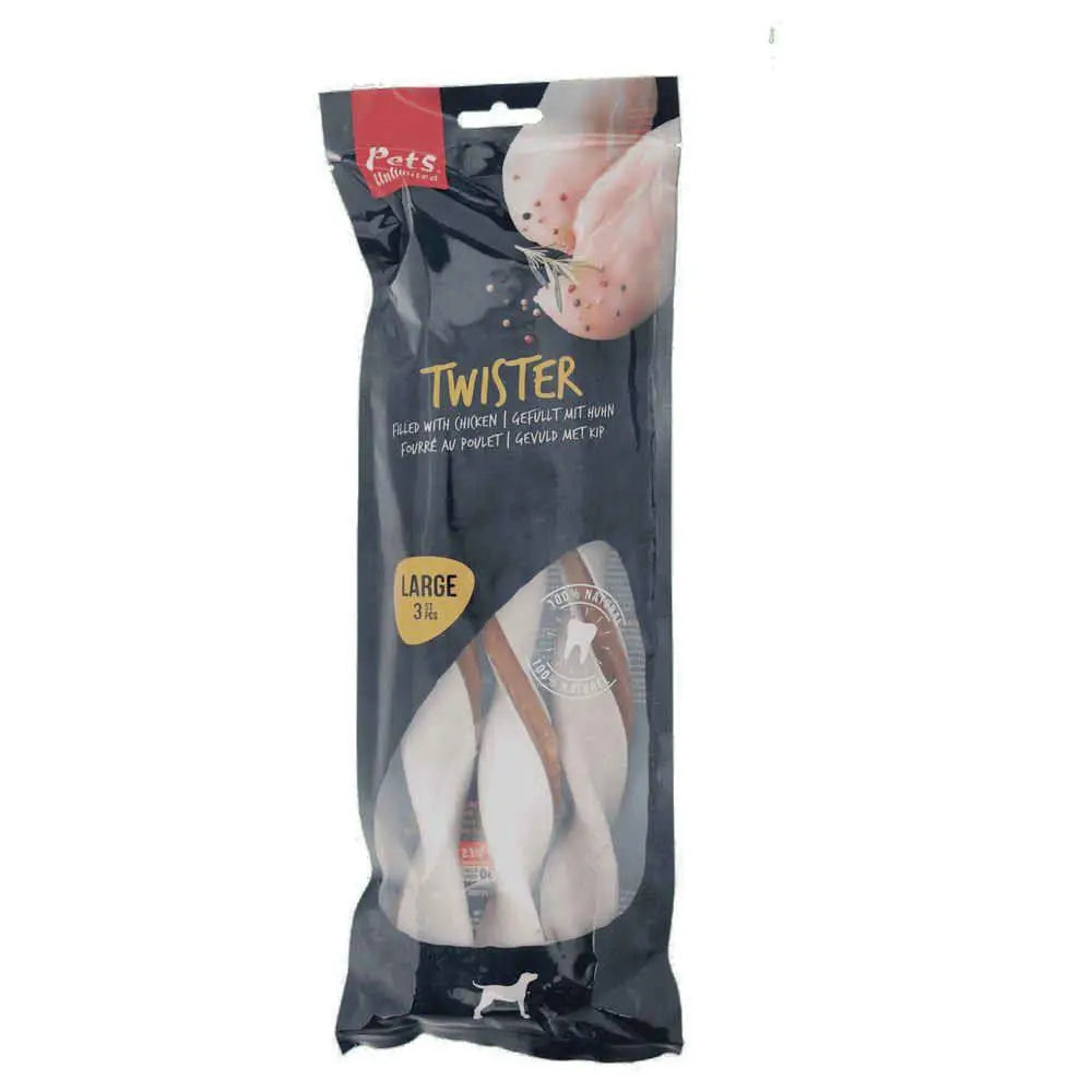 Snack Dog Pets Twisters Grande 3 Sticks 210g