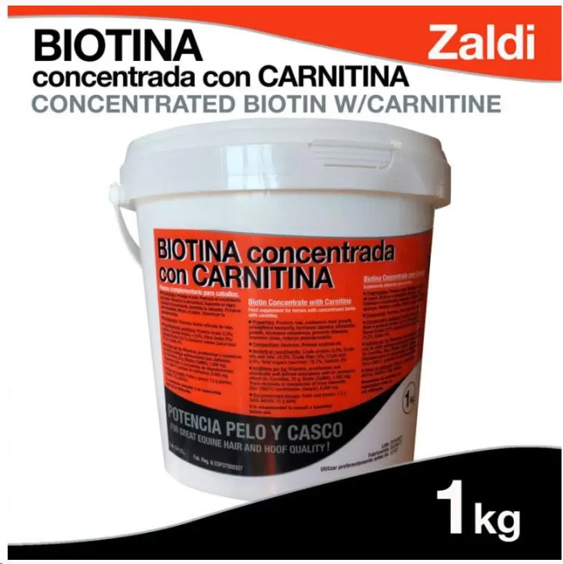 PIENSO COMPLEMENTARIO BIOTINA CARNITINA ZALDI