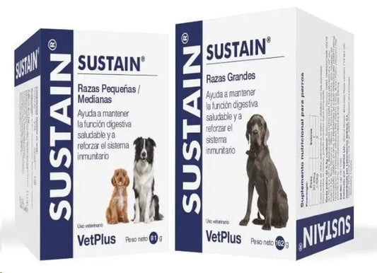 SUSTAIN RAZAS PEQ Y MEDIANAS 30 SOBRES (gastro intestinal)