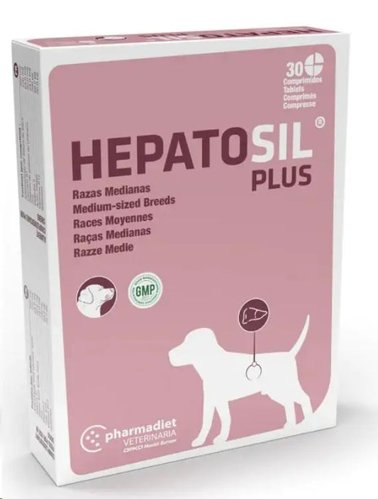 HEPATOSIL PLUS RAZAS MEDIANAS 30UDES (hígado)