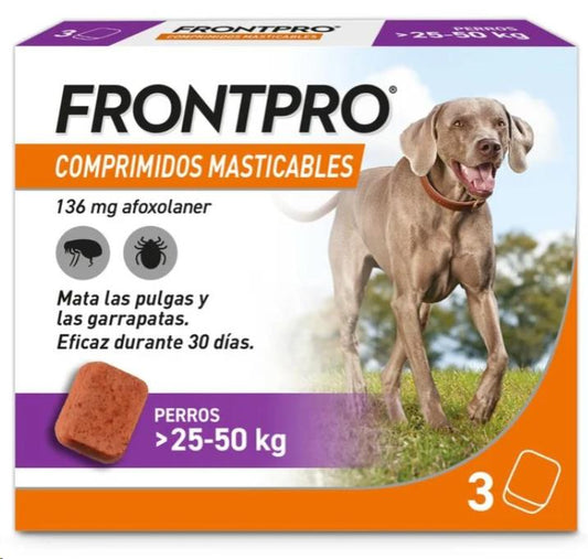 FRONTPRO PERROS COMPRIMIDO MASTICABLE 3UDES