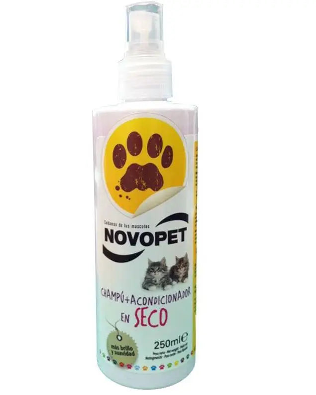 CHAMPU GATO 250ML EN SECO NOVOPET